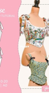 Joana Patterns - Clarisse Corset Top - Spanish and English