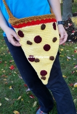 Galloway Fiber Arts - Lori Galloway - Pizza Slice Bag