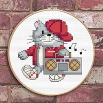Cat In A Hat - Boy Cat by Durene Jones - Free