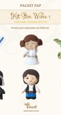 Timart - Fatima Barbosa - Kit Star Wars 1 - Portuguese