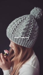 The Hilla Beanie by Laura Romo-English,Finnish-Free