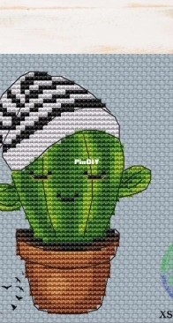 CO Rainbow - Xstitch Tower - Denver - A Sleepy Cactus by Elzbieta/Ela Wrzalik
