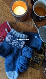 Christmas in Royan Socks by Little things to be happy-English,French-Free