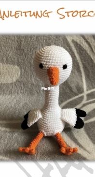 Nephi Handmade - Sabine Reiß - Stork - Storch - German - Free