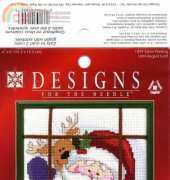 Leisure Arts 301894 Santa Peeking - Design for the Needle