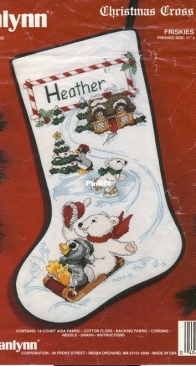 Janlynn #126-04 - Friskies Stocking XSD