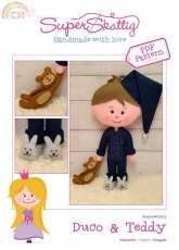 SuperSkattig- P15022- Ducco and Teddy-English-Dutch-Portuguese