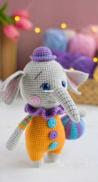 Crochet Friends Lab - Tatyana/Tatiana Kostochenkova - Funny Elephant - Russian