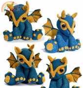 Patchwork Moose - Kate E Hancock - Clancy the Dragon