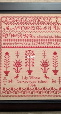 Lilas Studio -  Sampler Reproduction Lily White 1884 XSD + PCS
