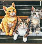 Dimensions 3225 - Meowsical Trio