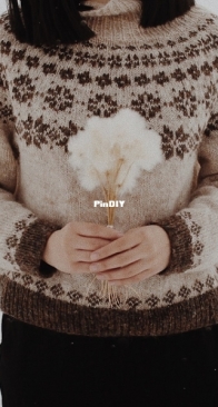Hytte Sweater by Weichien Chan - The Petite Knitter
