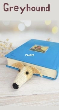 Faina Cute Toys - Irina Stoyanova - Greyhound bookmark