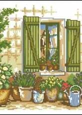 Vervaco 60.420 Flowers Under Window xsd