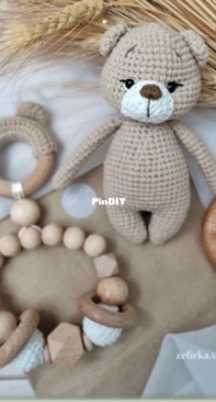 zefirka.vlg - Valentina Vashchenko - Валентина Ващенко - bear brauni - мишка Брауни - Russian