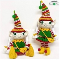 Pixel 2 Mix - Homemade Crafts - Marja Hermes - Ella the Christmas Elf - Ella Het Kerst Elfje - Dutch