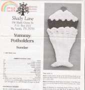 Shady Lane - Debby Caldwell - Yummy Potholders Sundae