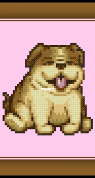Cross Stitch Quest - Bulldog - free