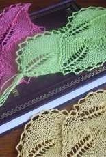 Row of Leafs Bookmark Free Gisela Beyer English