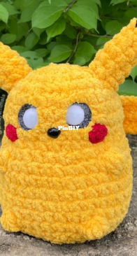 Erins Yarnimals - Erin Murphy Smith - Big Lemon  (Inspired by Pikachu)