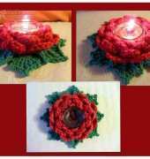 Danielas needle art - Daniela Herbertz - Tealight Rose - Free