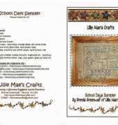 Lillie Maes Crafts- School Days Sampler