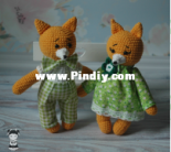 Mama Fufa - Cactuce Handmade - Anastasia Makeeva - Spring Foxes - Russian - Free