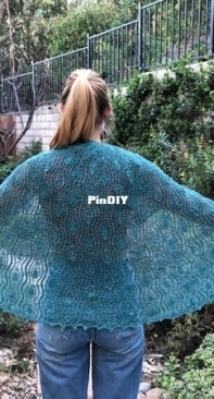 Summer Storm Shawl by Mary G Baker-Free