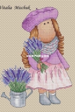 Lavender Doll by Vitaliya Mishchuk