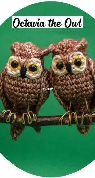 Stellas Yarn Universe - Stella Sharafi - Sowy Owl & Ocavia Owl ENG & German