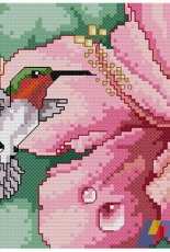 Hummingbird Banquet by Barbara Baatz from Leisure Arts Magazine June 1998 PCS