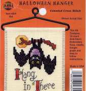 Needle Magic Inc. NMI Halloween Hanger 4604 - Halloween Bat Hanger