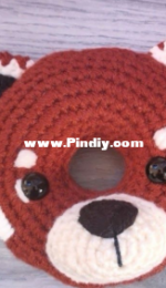 Oodles of Crochet Crafts - Rachel Zain - Doughnut Buddies - Red Panda