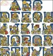 Alphabet Bears by Joan Elliott from Cross Stitch Teddies