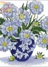 Blue Heaven by Lesley Teare from Cross Stitch Collection 184