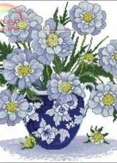 Blue Heaven by Lesley Teare from Cross Stitch Collection 184