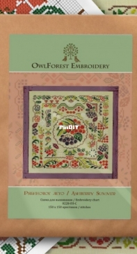 OwlForest Embroidery - Berry Summer Series - Ashberry Summer XSD + PCS