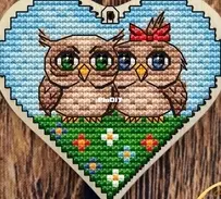 Owls in love by Светлана Кондратьева Svetlana Kondratyeva / Kondratieva