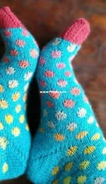 Stephs Spotty Socks by Stephanie Gilchrist-Free
