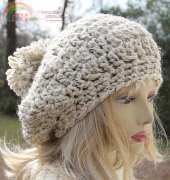 Pamela Dempsey - Easy Slouchy Pom Pom Hat Free