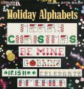 Leisure Arts 2176 Holiday Alphabets