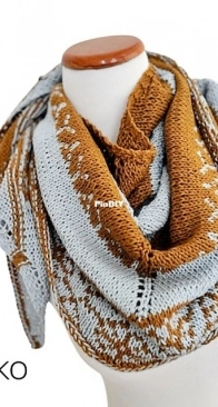 Teko shawl by Petra Breakstone