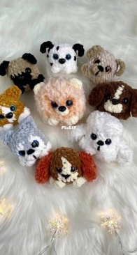 Rosalies toys - Rosalie Toys Crochet - Chaiwut Theerawongsa - the little puppies