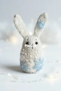 Bunny with Embroidery - Natalia Golubeva - Russian - Free
