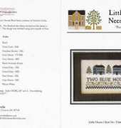 Little House Needleworks LHN 31 - Two Blue Houses