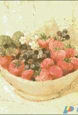 I Love CrossStitch ILCS AH-007 Sunlit Strawberries