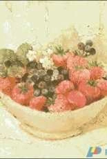 I Love CrossStitch ILCS AH-007 Sunlit Strawberries
