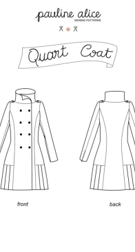 Pauline Alice - 1404 - Quart Coat - Sizes 34-48 - French