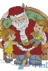 Santa Claus and kids by Tinker_Bell
