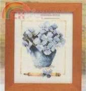 Lanarte 34541 Blue flowers by Marjolein Bastin
